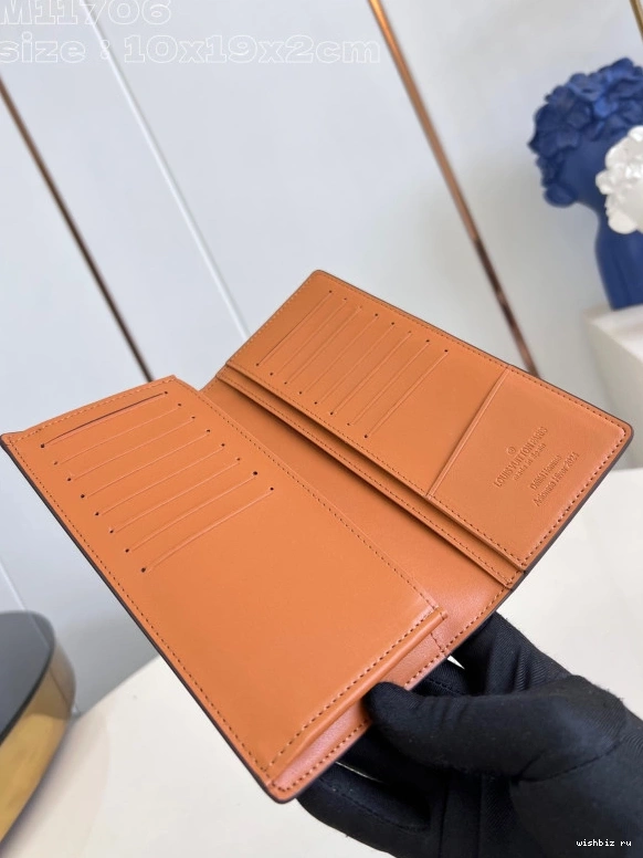 WIS WALLET-10*19*2cm VUITTON BRAZZA LOUIS 0817